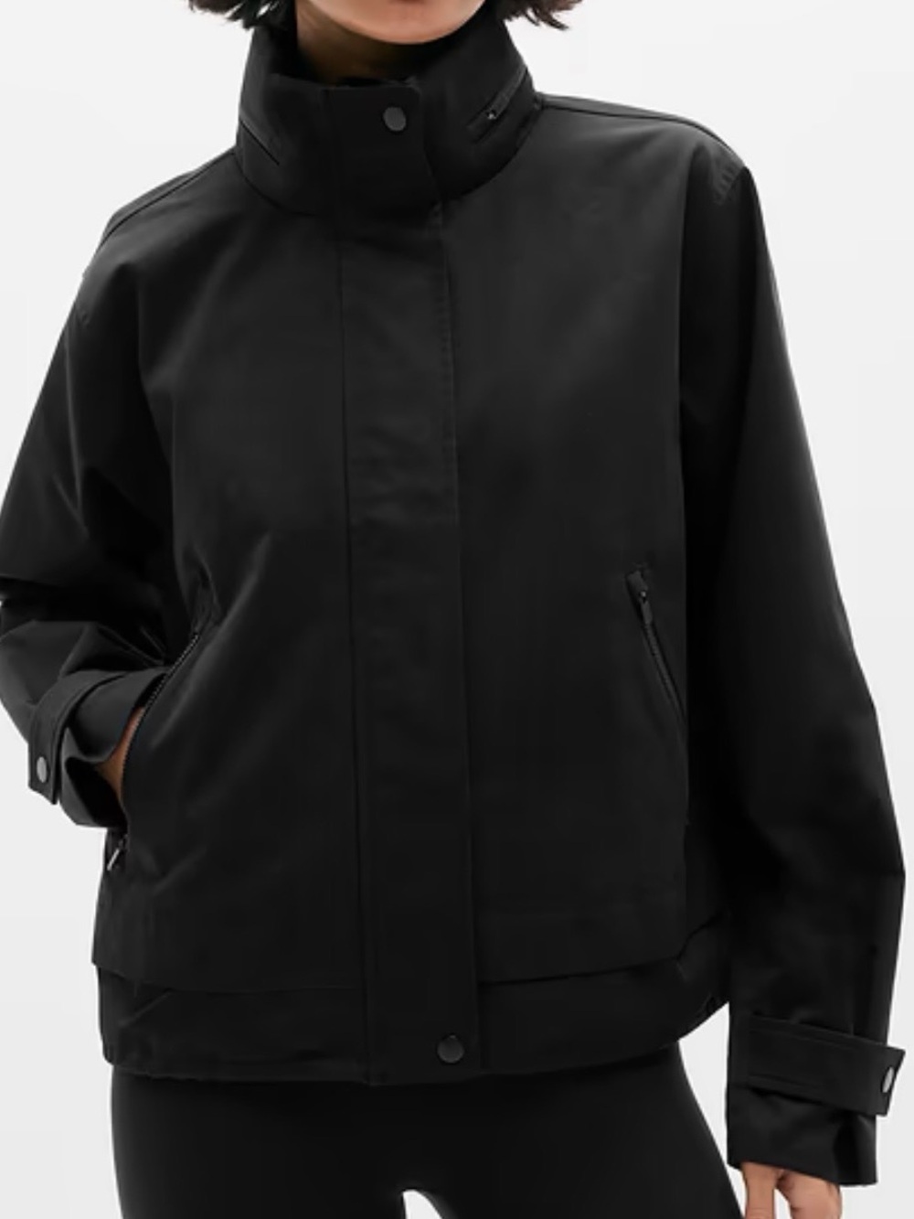 New Athleta Daymaker Jacket Black Size XL